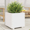 Vidaxx jardinière 50x50x49,5 cm bois de pin massif blanc