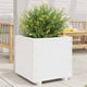 Vidaxx jardinière 50x50x49,5 cm bois de pin massif blanc