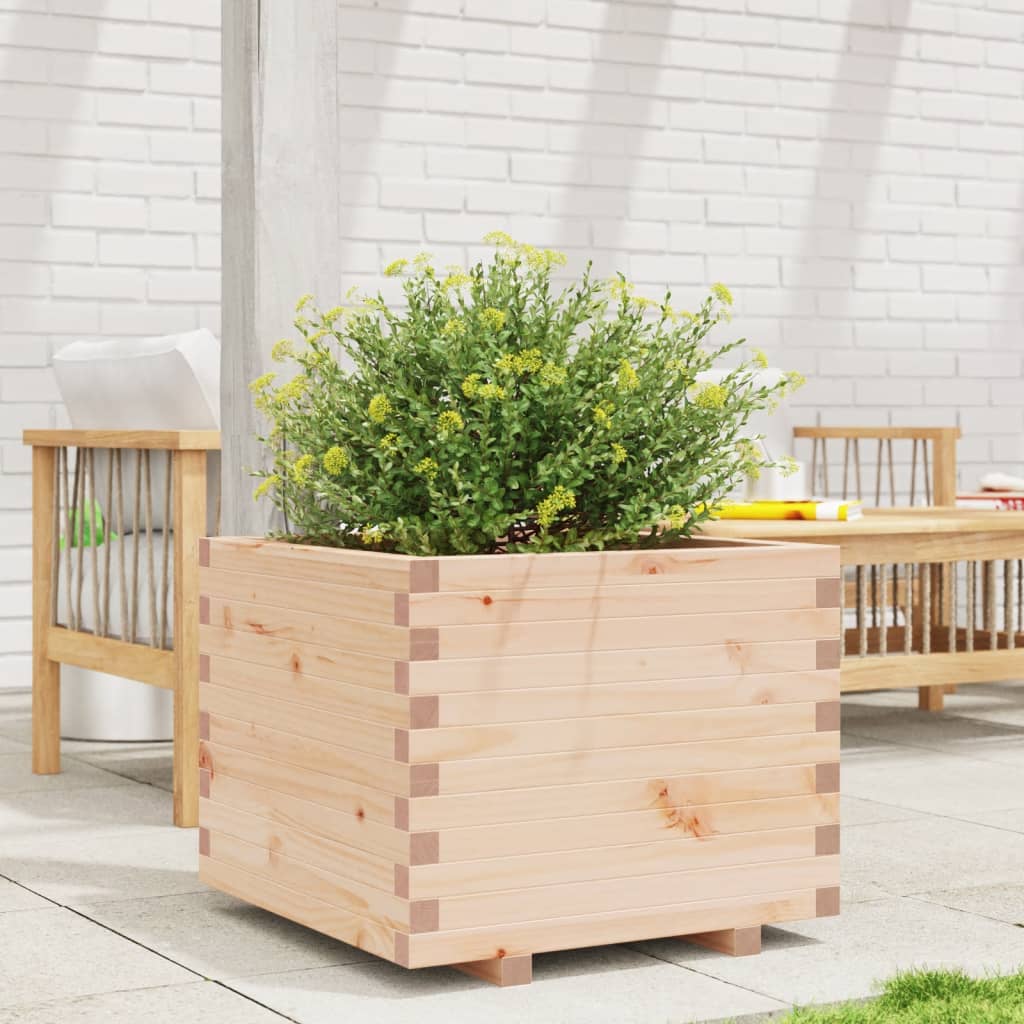 Jardinière Vidaxx 60x60x49,5 cm bois de pin massif