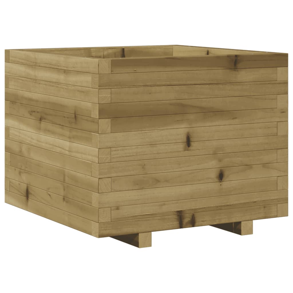 Boîte de planification Vidaxl 60x60x49.5 cm Pine imprégnée