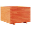 Vidaxx jardinière 70x70x49,5 cm bois de pin massif, marron lavé