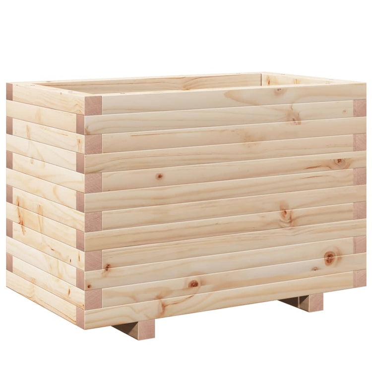 Boîte de planification Vidaxl 70x40x49.5 cm Pine solide