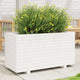 Boîte de planification Vidaxl 90x40x49.5 cm Pine solide blanc
