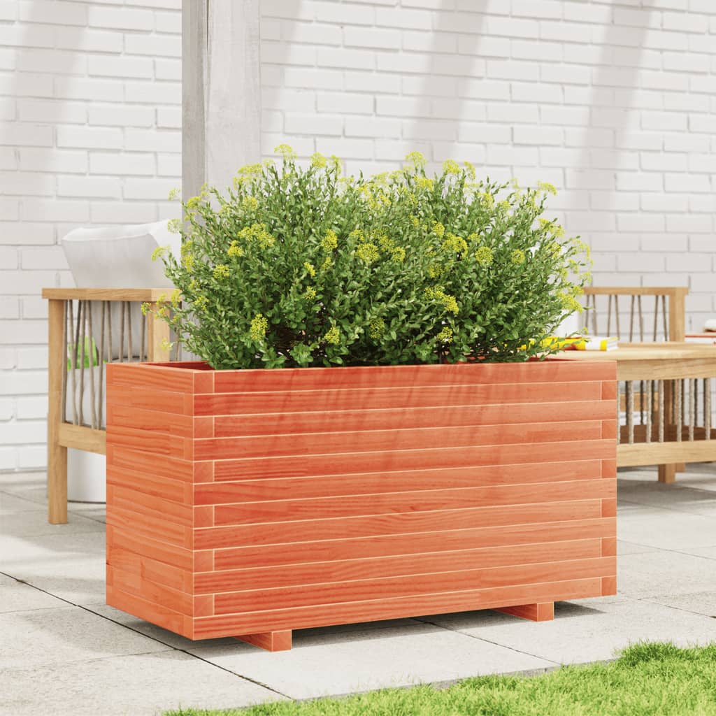 Boîte de planification de Vidaxl 90x40x49.5 cm Solide Brown