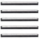 Vidaxl Floor Essuying Heads 5 St 55x2x5 cm en acier et caoutchouc
