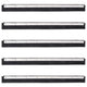 Vidaxl Floor Essuying Heads 5 ST 60.5x2x5 cm en acier et caoutchouc