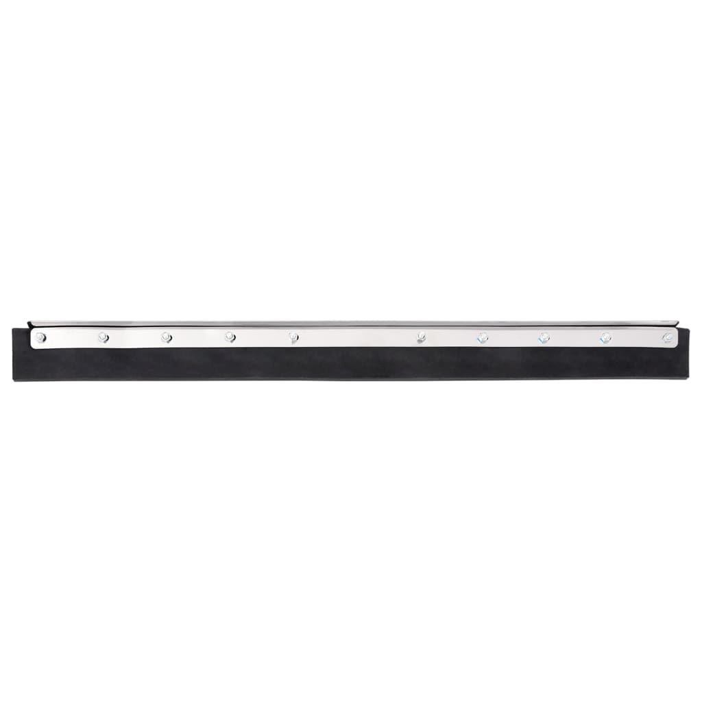 Vidaxl Floor Wiping Head 75x2x5 cm en acier et caoutchouc