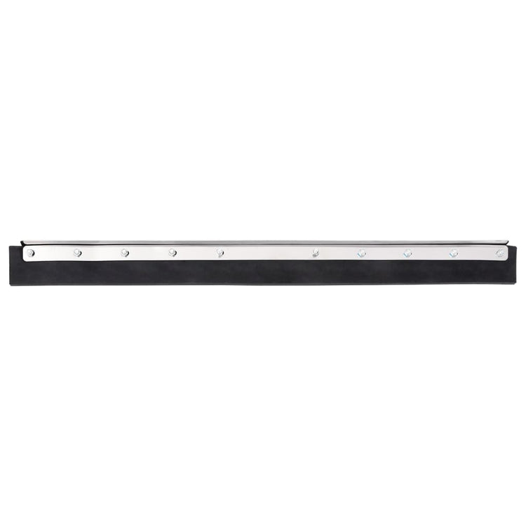 Vidaxl Floor Wiping Head 75x2x5 cm en acier et caoutchouc