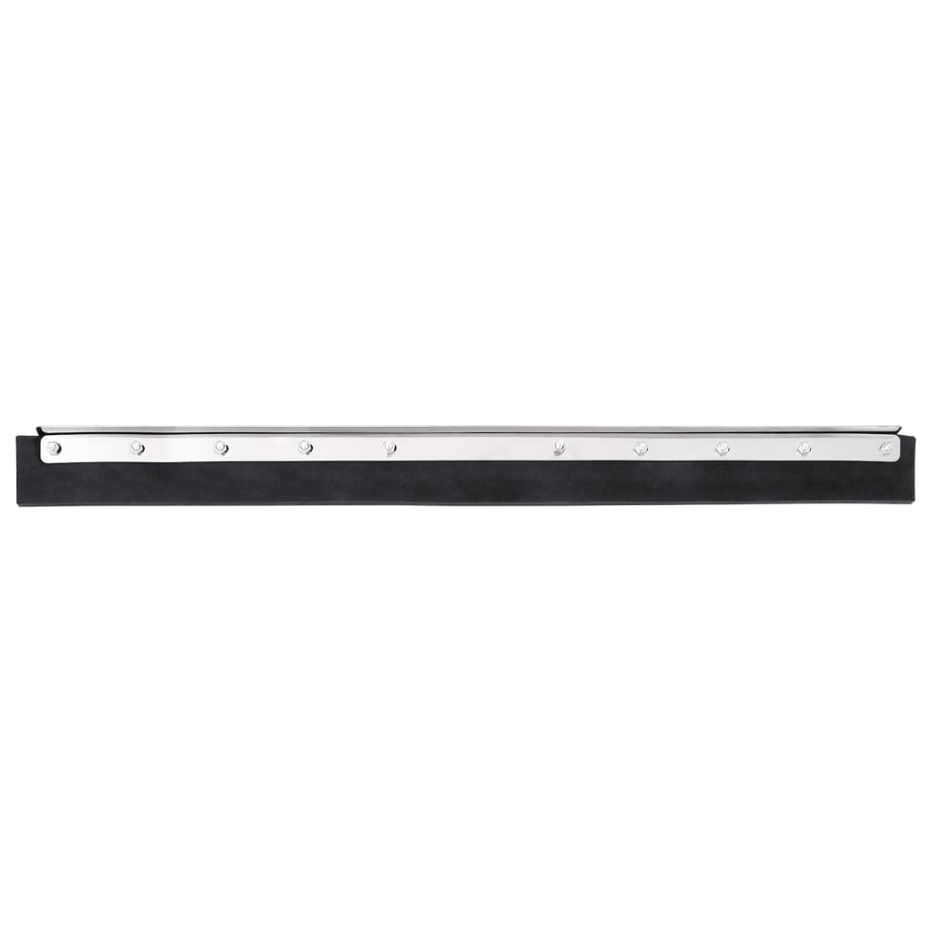 Vidaxl Floor Wiping Heads 5 St 75x2x5 cm en acier et caoutchouc