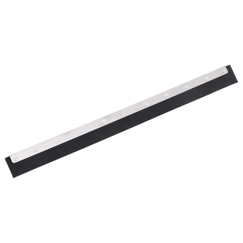 Vidaxl Floor Wiping Heads 5 St 75x2x5 cm en acier et caoutchouc