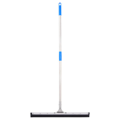 Essuieur de plancher Vidaxl 55x122,5 cm en acier et caoutchouc