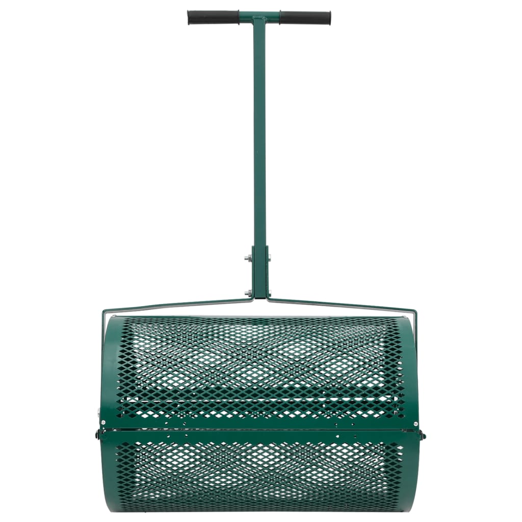 Vidaxx épandeur de compost 75l ø40x60 cm acier vert