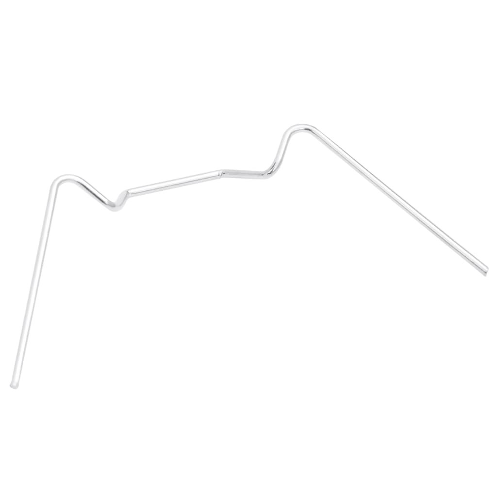Pinces de serre Vidaxl 100 PCS W Type Galvanisé Acier