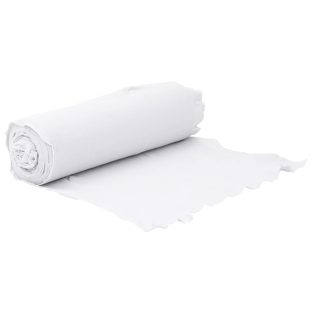 Vidaxl Geotextile Membrane 1x10 M Polyester Fibre blanc