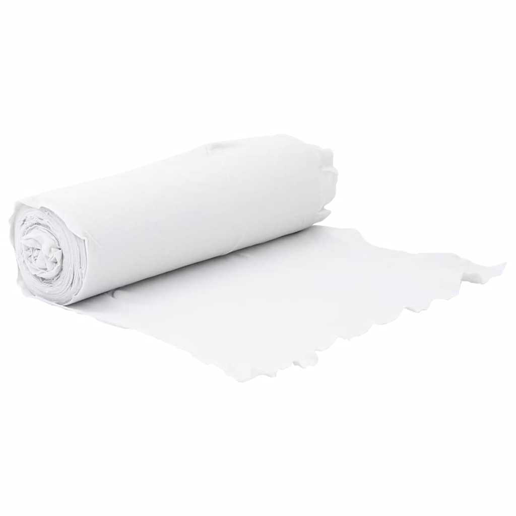 Vidaxl Geotextile Membrane 1x50 M Polyester Fibre blanc