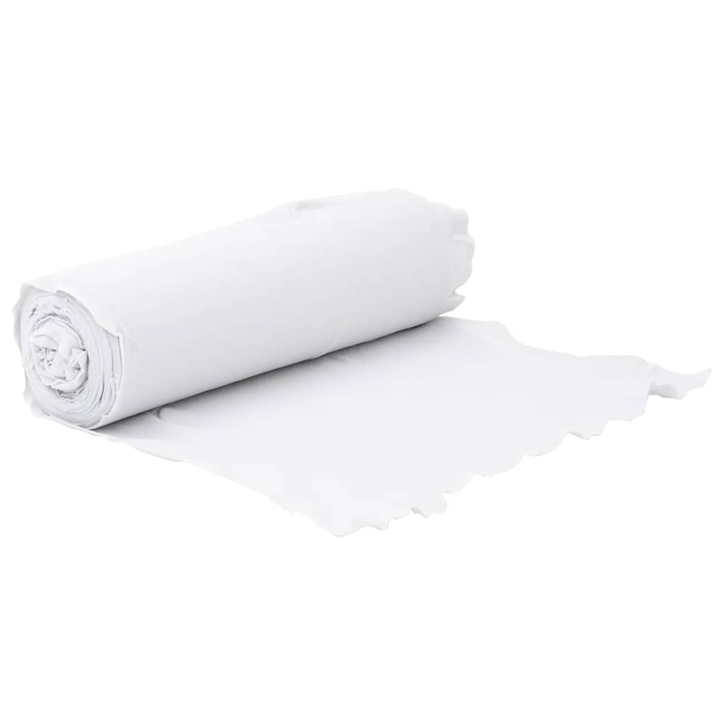 Vidaxl Geotextile Membrane 1x10 M Polyester Fibre blanc