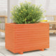 Vidaxx jardinière 70x40x49,5 cm bois de pin massif, marron lavé