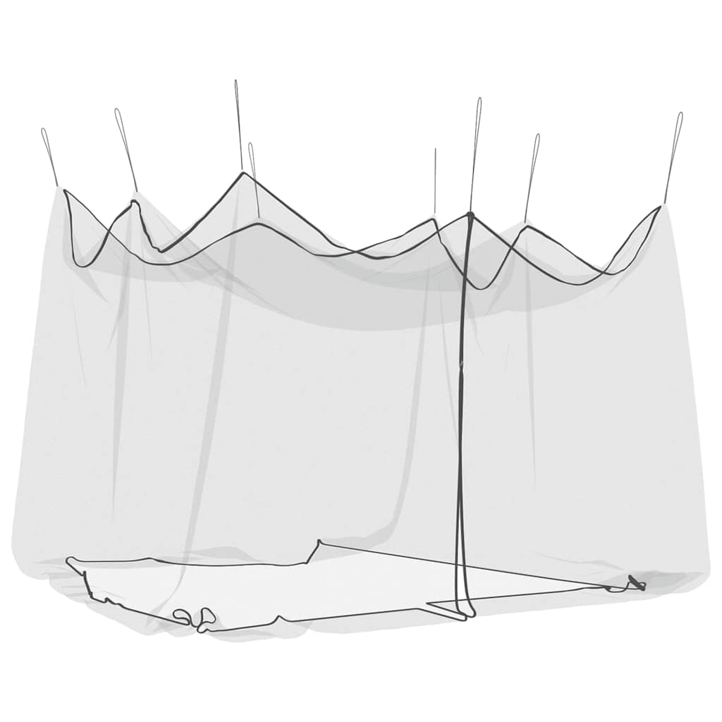 Vidaxl Mosquito Net pour l'intérieur et l'extérieur 156 Mesh 300x300x250 cm noir