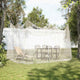 Vidaxl Mosquito Net pour l'intérieur et à l'extérieur 156 Mesh 300x300x250 cm blanc