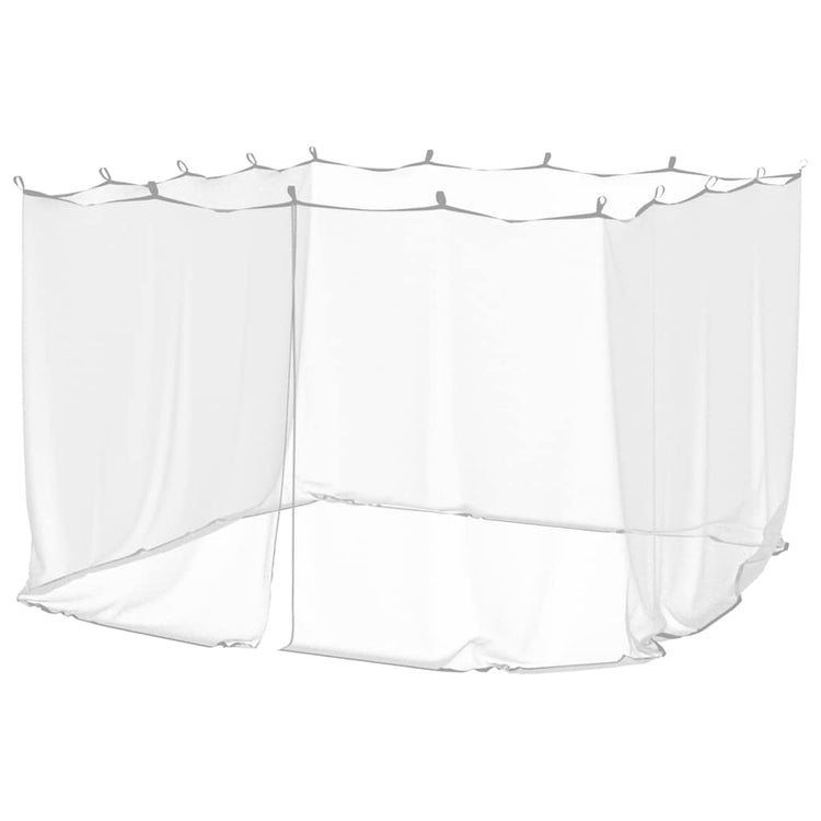 Vidaxl Mosquito Net pour l'intérieur et à l'extérieur 156 Mesh 300x300x200 cm blanc