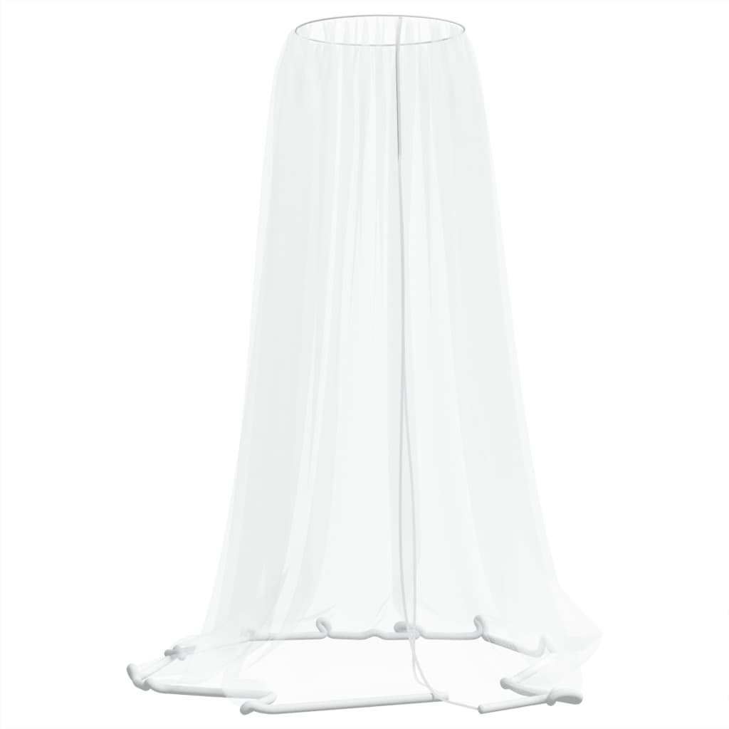 Vidaxl Mosquito Net pour parapluie 220 Mesh φ300x230 cm blanc