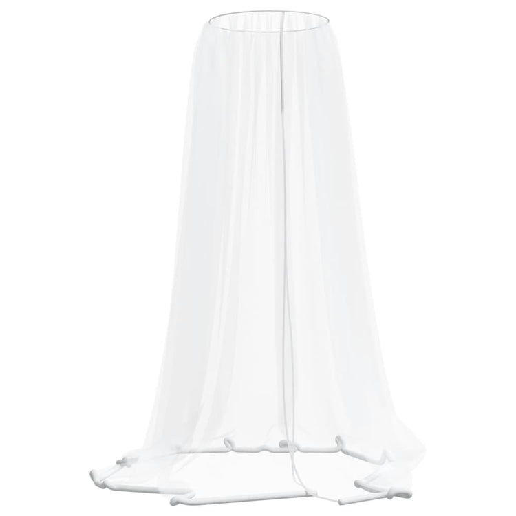 Vidaxl Mosquito Net pour parapluie 220 Mesh φ330x250 cm blanc