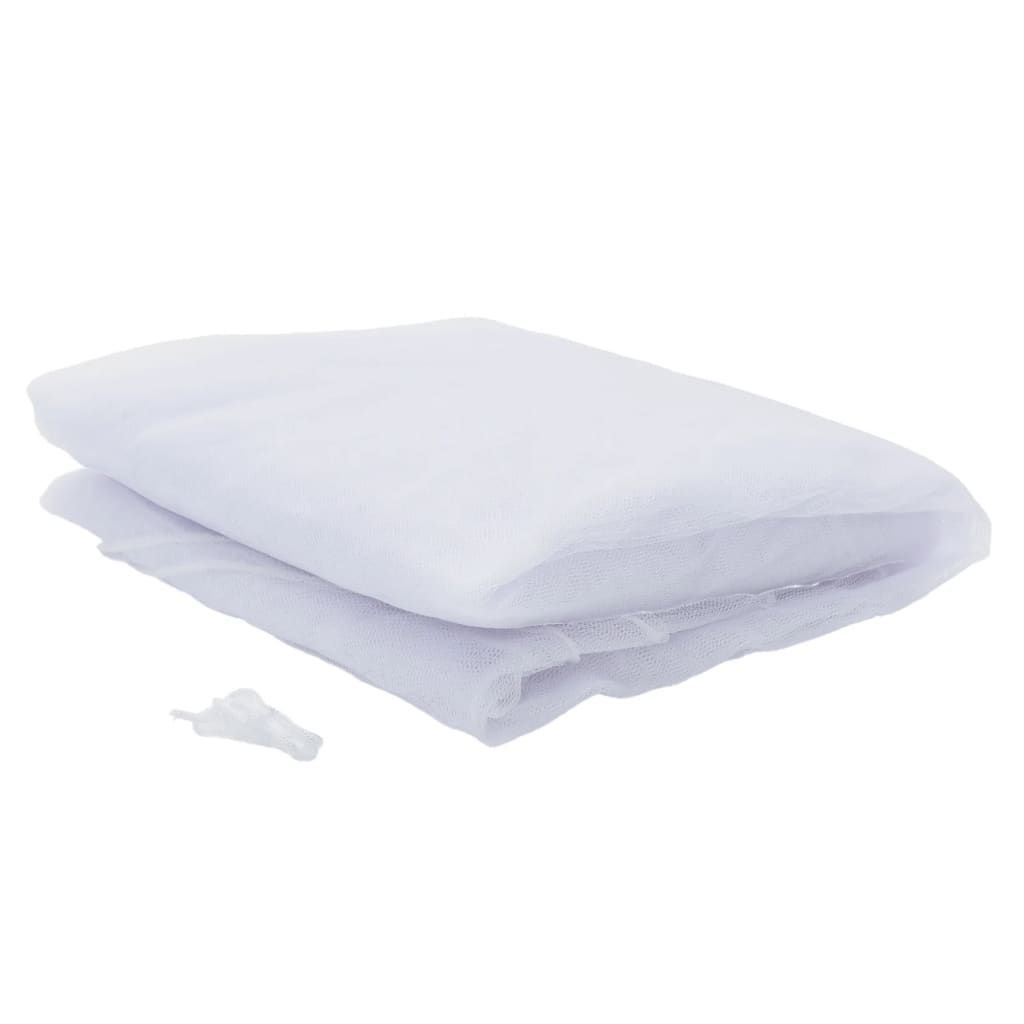 Vidaxl Mosquito Net pour parapluie 220 Mesh φ330x250 cm blanc