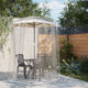 Vidaxl Mosquito Net pour parapluie 220 Mesh φ330x250 cm blanc