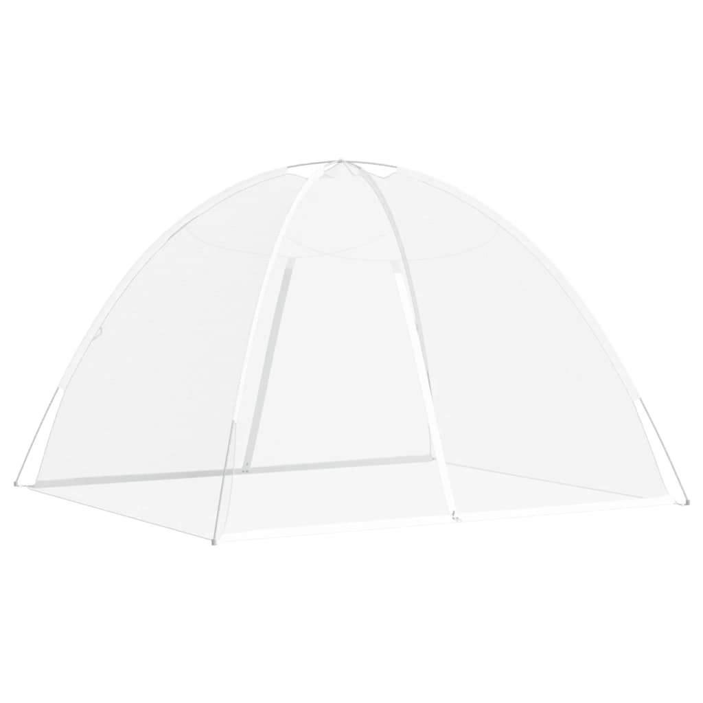 Vidaxl Mosquito Net avec portes Mongolia 220 Mesh 200x180x135 cm blanc