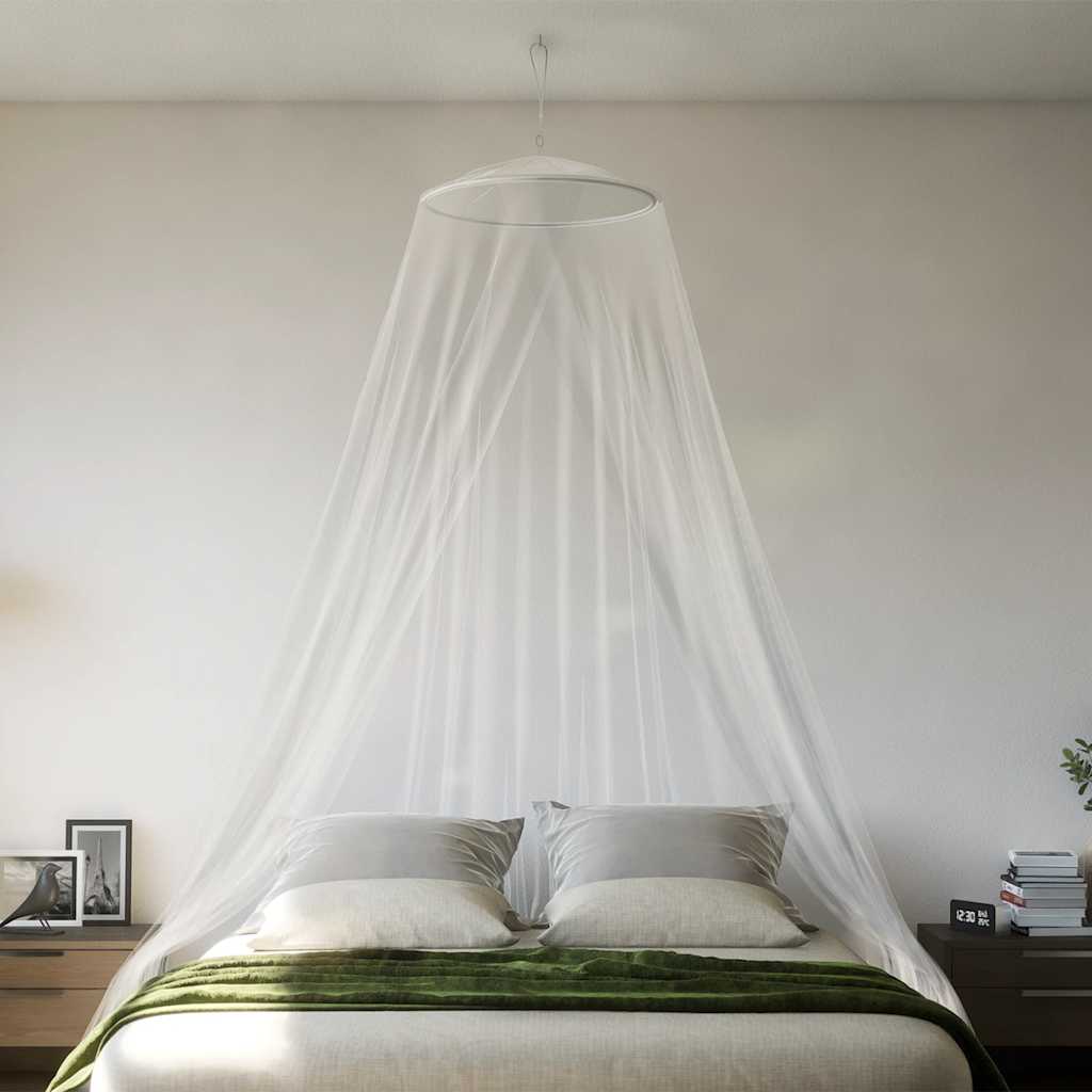 Vidaxl Mosquito Net pour lit 220 maille 56x56x220 cm blanc