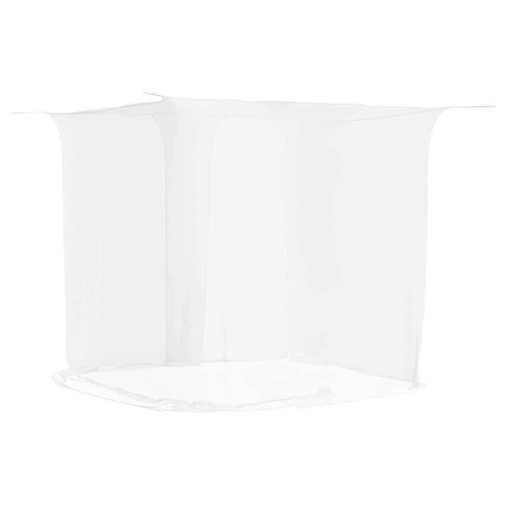 Vidaxl Hanging Mosquito Net 156 Mesh 220x100x150 cm blanc