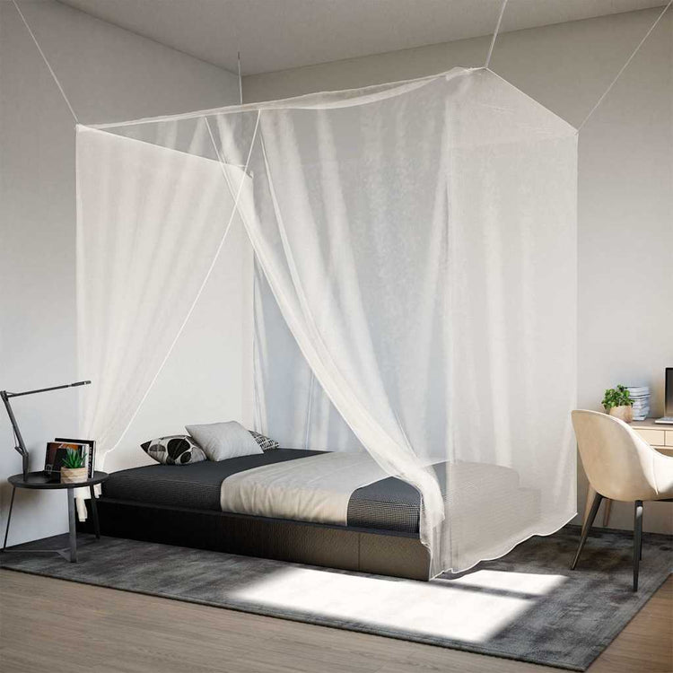 Vidaxl suspendu Mosquito Net 156 Mesh 220x180x180 cm blanc