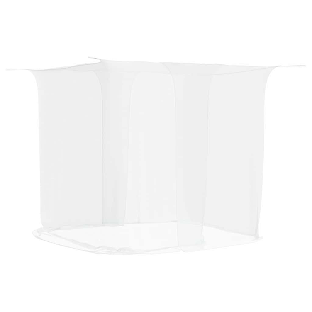 Vidaxl Hanging Mosquito Net 156 Mesh 220x200x210 cm blanc