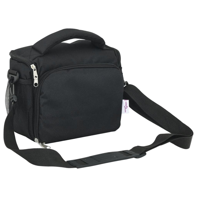 Camérats vidaxl avec couverture étanche oxford tissu noir