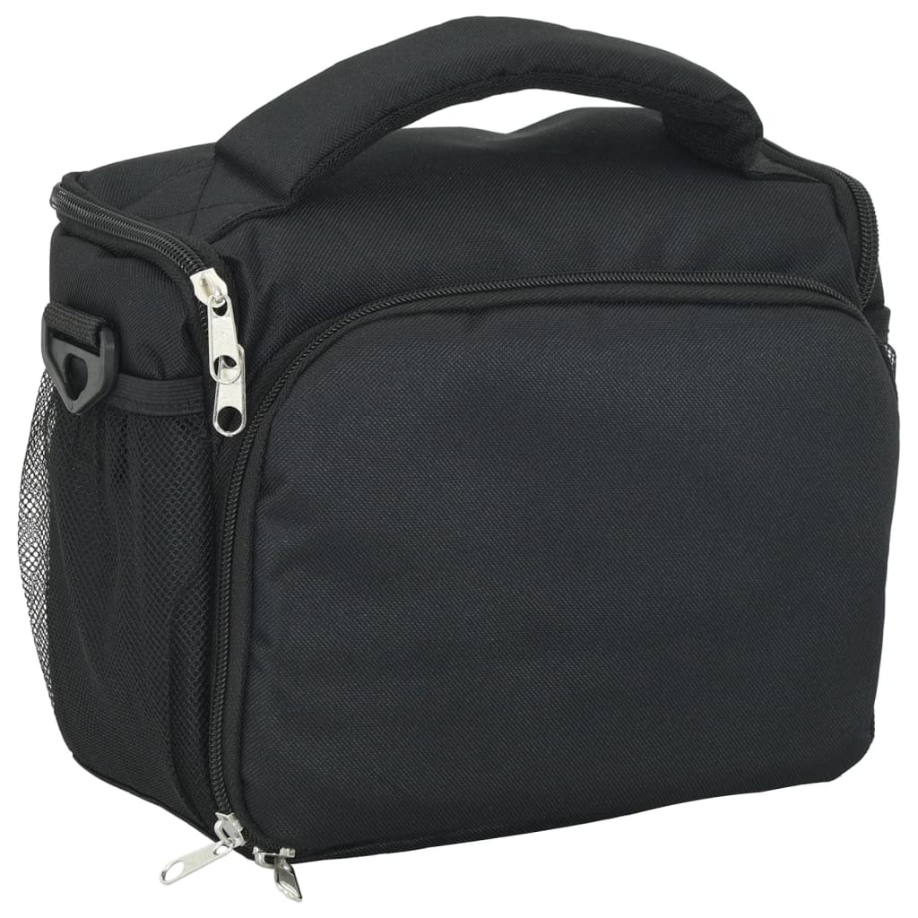 Camérats vidaxl avec couverture étanche oxford tissu noir