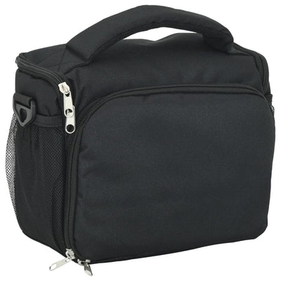 Camérats vidaxl avec couverture étanche oxford tissu noir