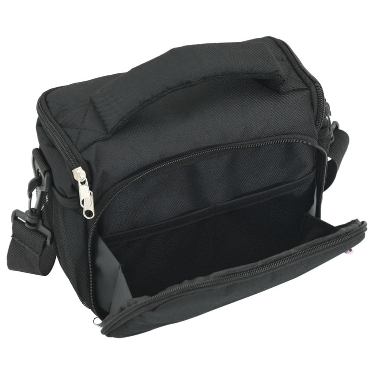 Camérats vidaxl avec couverture étanche oxford tissu noir