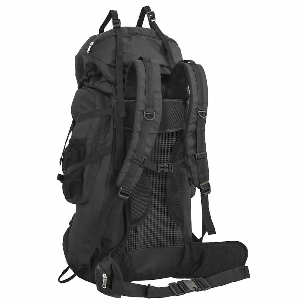 Vidaxl Walking Backpack 60 L Oxford tissu noir