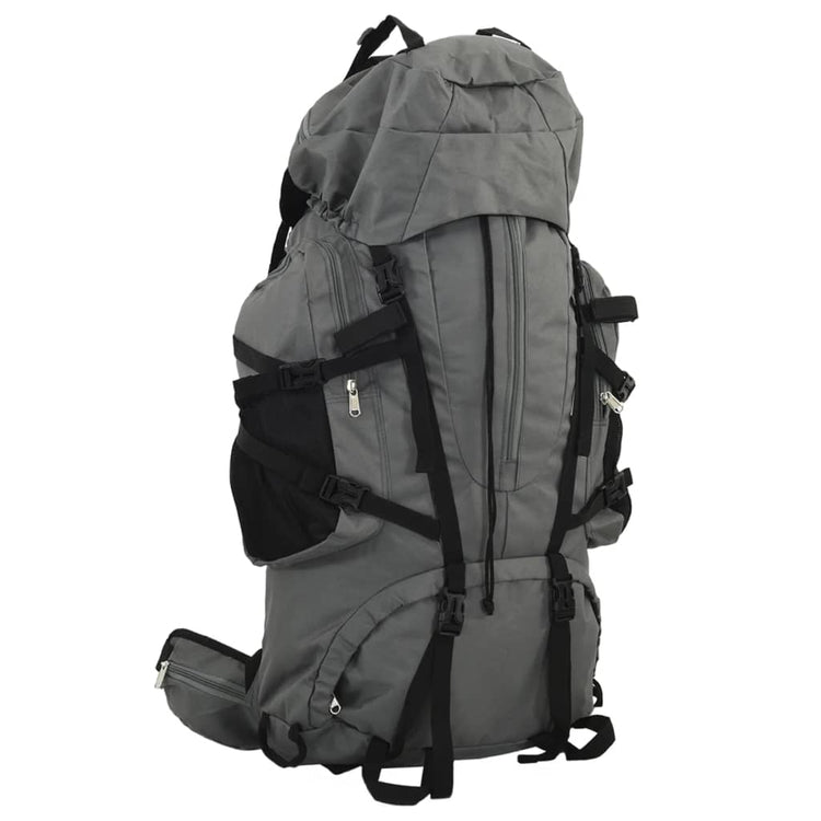 Vidaxl Walking Sac à dos 60 L Oxford tissu gris