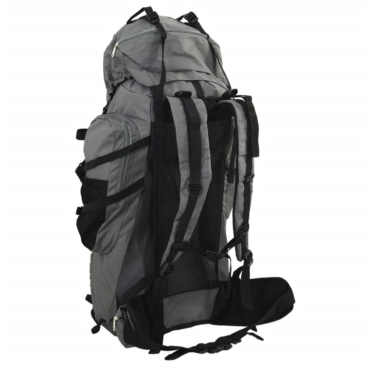 Vidaxl Walking Sac à dos 60 L Oxford tissu gris