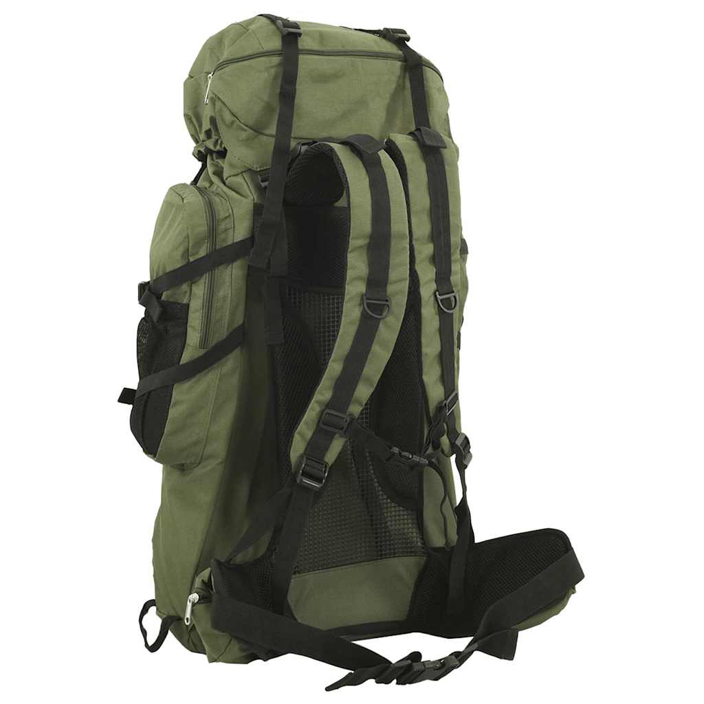 Vidaxl Walking Sac à dos 60 L Oxford tissu armée verte