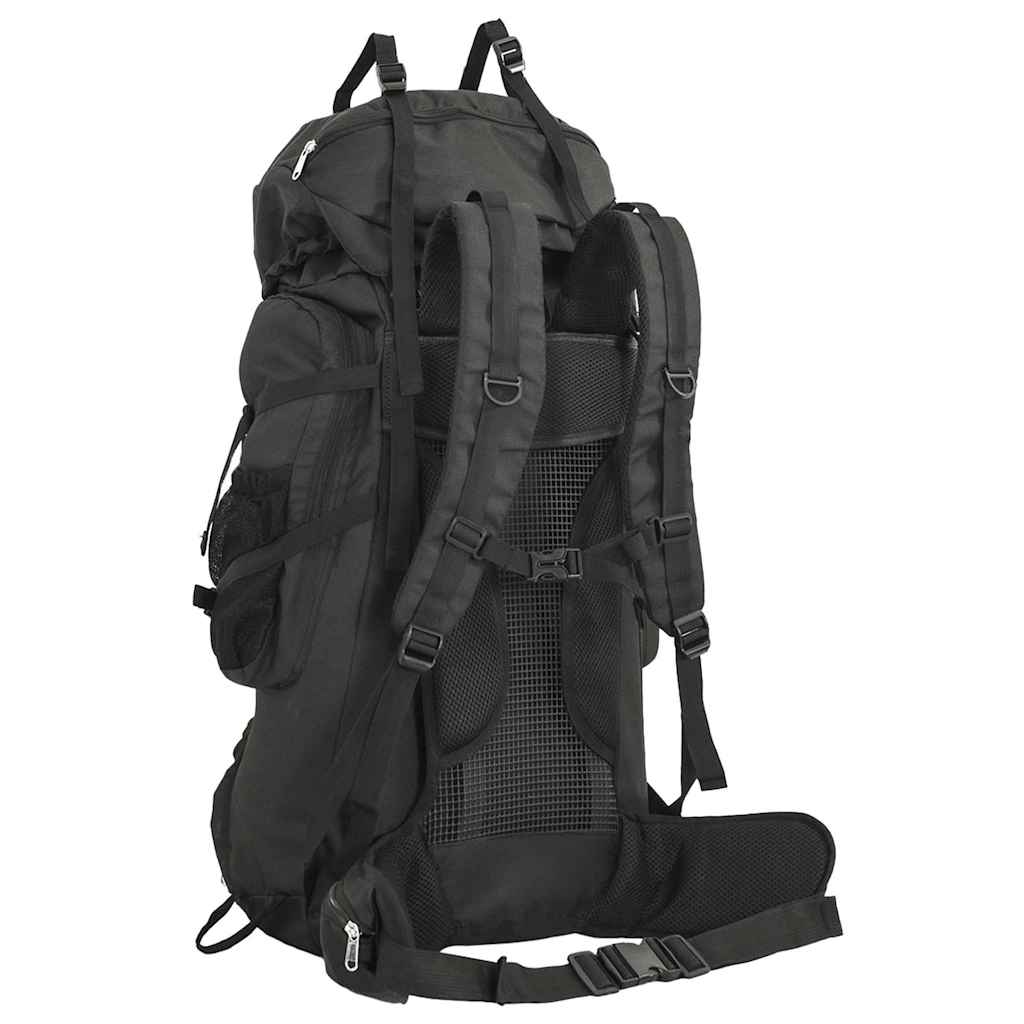 Vidaxl Walking Backpack 80 L Oxford tissu noir