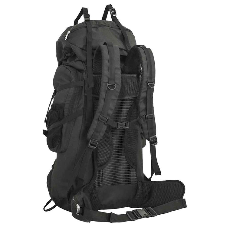 Vidaxl Walking Backpack 80 L Oxford tissu noir