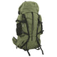 Vidaxl Walking Sac à dos 80 L Oxford tissu armée verte