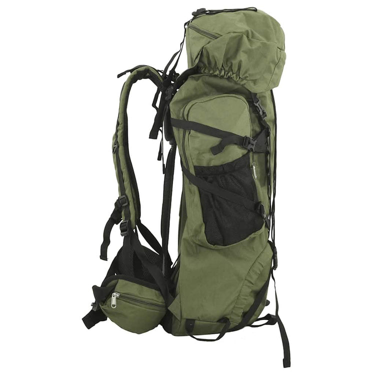 Vidaxl Walking Sac à dos 80 L Oxford tissu armée verte
