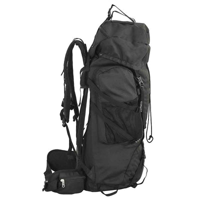 Vidaxl Walking Backpack 100 L Oxford tissu noir