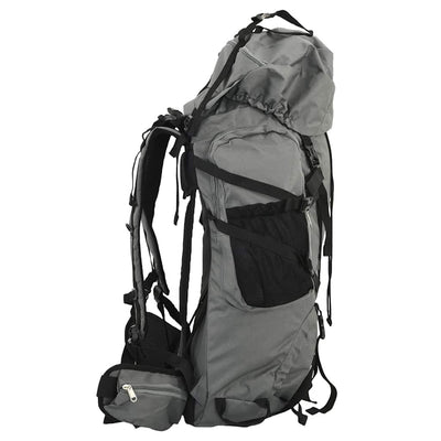 Vidaxl Walking Sac à dos 100 L Oxford tissu gris