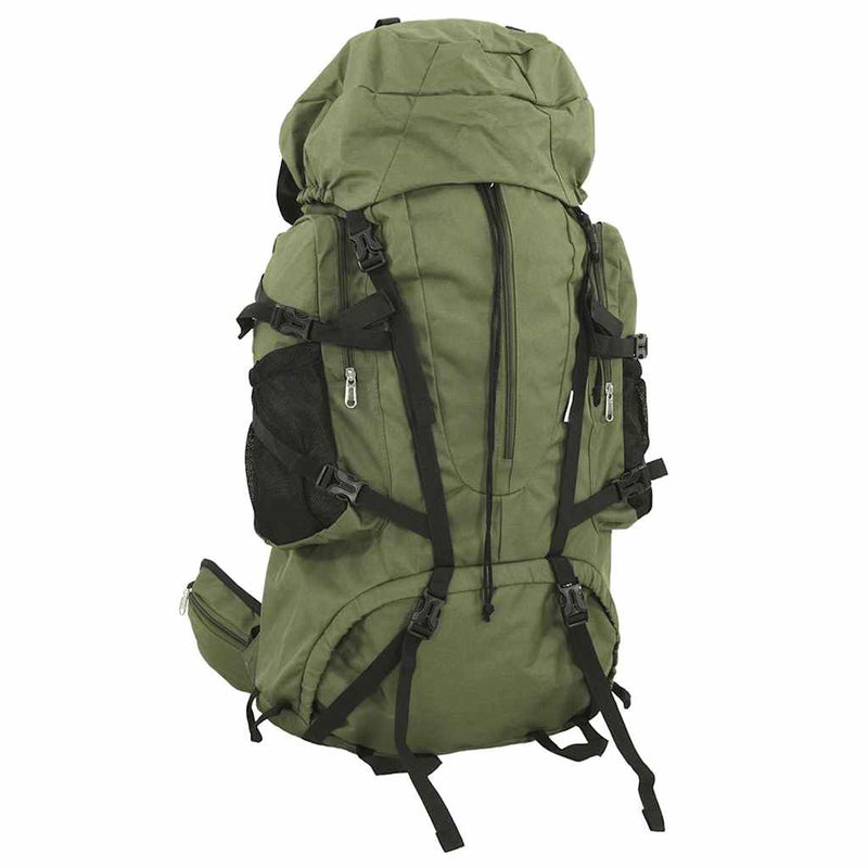 Vidaxl Walking Sac à dos 100 L Oxford tissu armée verte