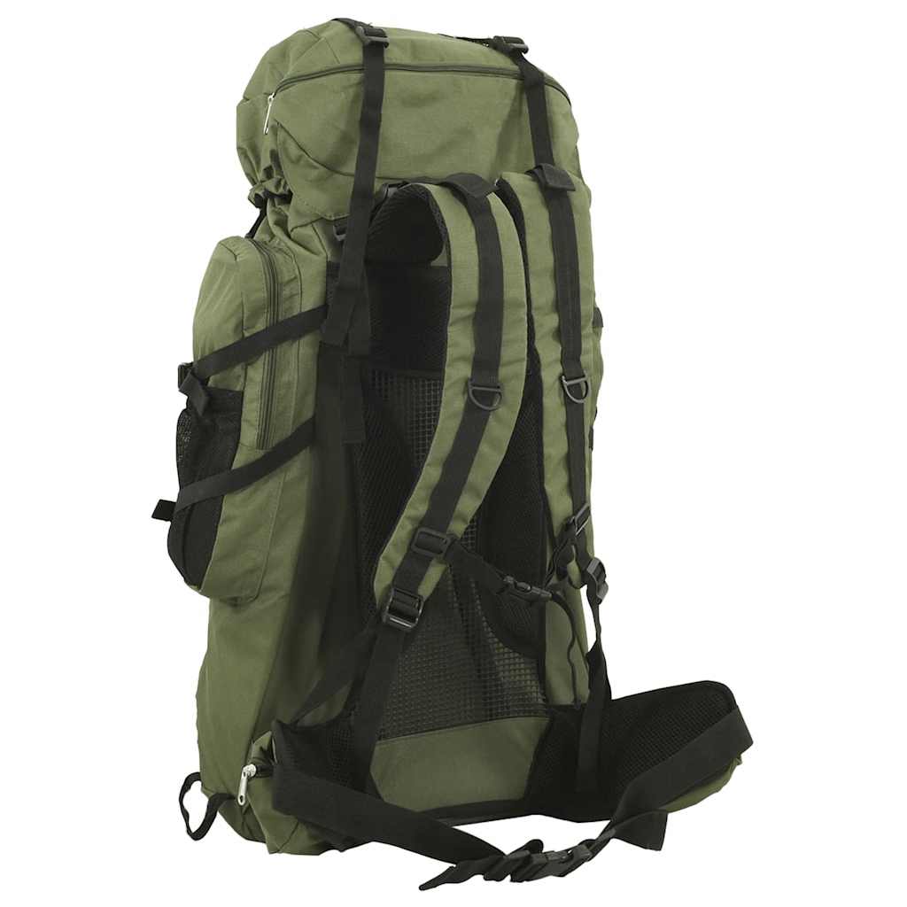 Vidaxl Walking Sac à dos 100 L Oxford tissu armée verte