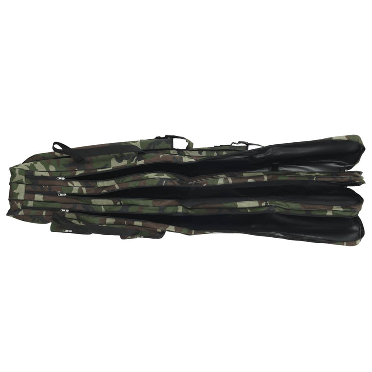 Vidaxl Hengeltas 160 cm Camouflage Oxford tissu vert